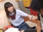 巨乳JKに興奮した家庭教師が、無理やり押し倒して体を迫るエッチ