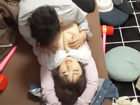 合コン後、友人宅でゲーム中に欲情し、強引に迫られ感じるムッチリ美巨乳女子