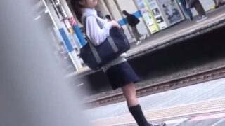 可愛いJKを後ろから制圧し尽くす恐怖。