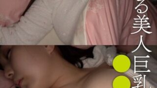 寝静まる美人巨乳の姉を弟が…